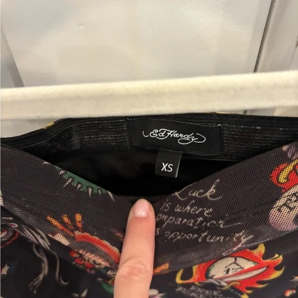 ED HARDY  Black Mini Dress - Picture 3 of 3